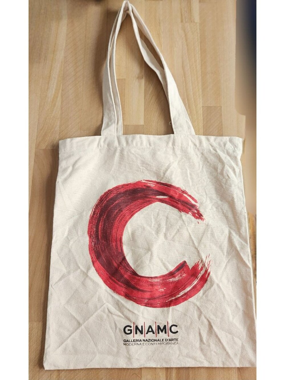 Galleria Nazionale D'Arte Rome Canvas Tote Bag GNAMC 14x16" Roma Heavyweight